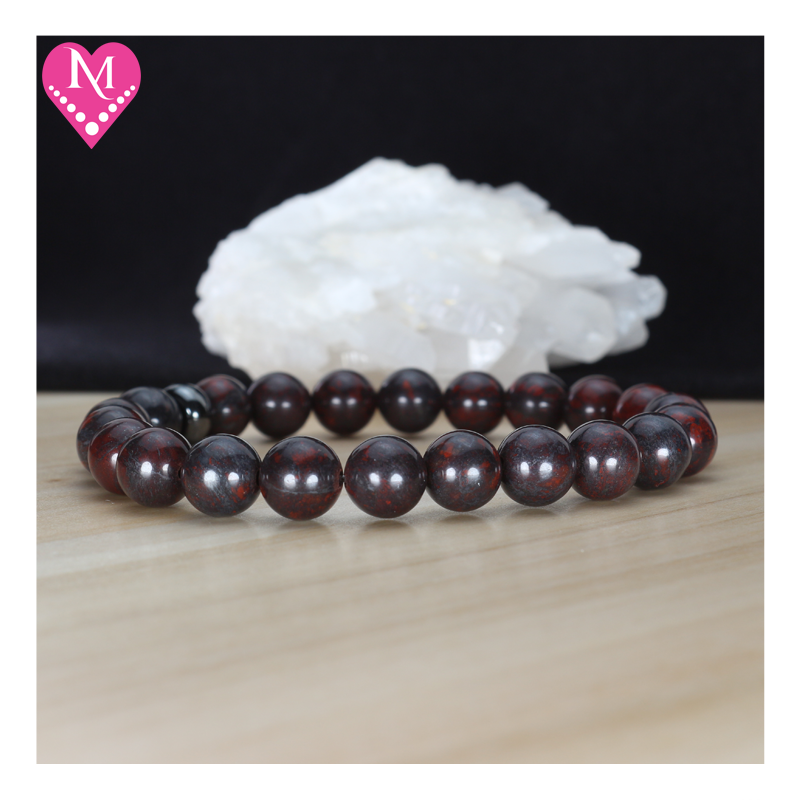 Bloodstone Bracelet (S / 6in / 15.30cm)
