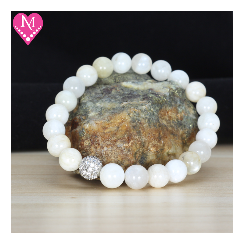 Moonstone Bracelet   (S / 6in / 15.30cm)