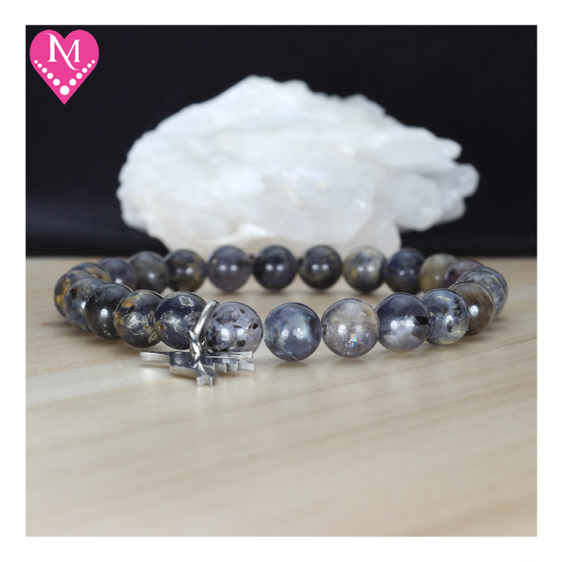 Natural Iolite Bracelet (S / 6in / 15.30cm)