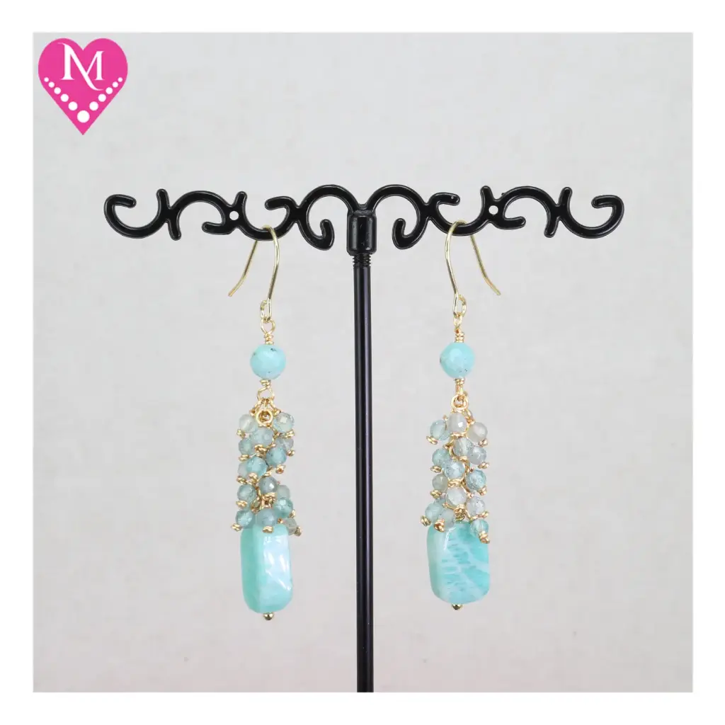 Amazonite & Blue Apatite
