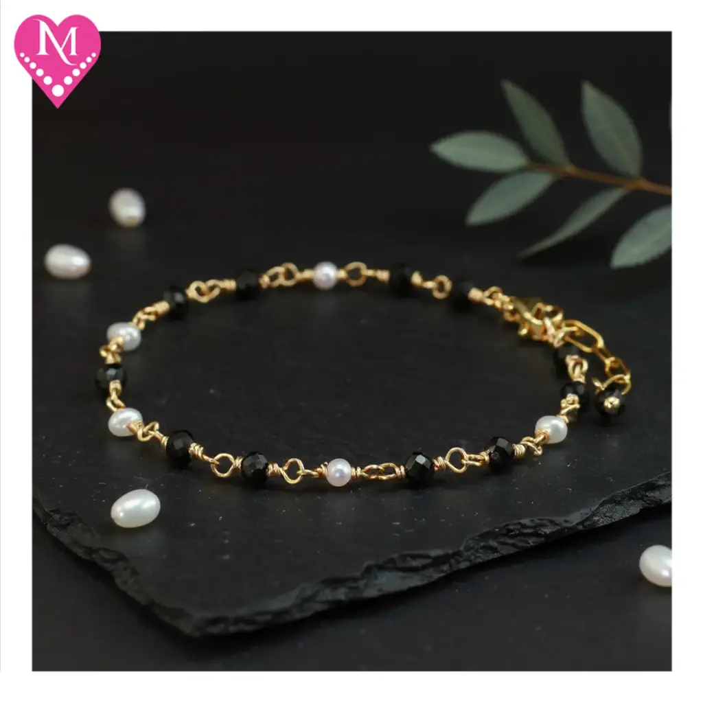 Black Spinel & Pearl