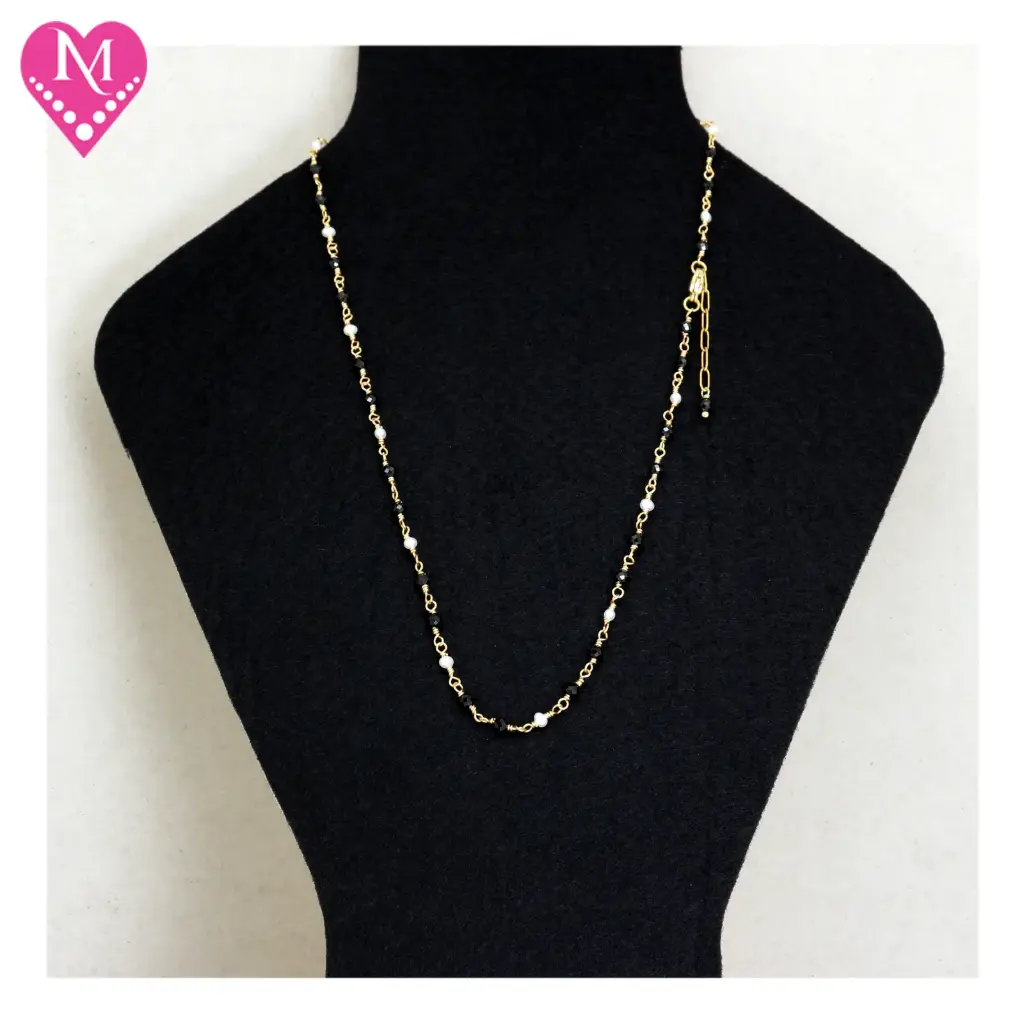 Black Spinel & Pearl